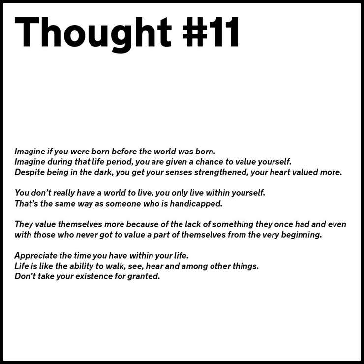 Thought #11 - Self-Value